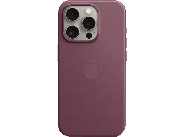 Bild 1 von APPLE Feingewebe Case mit MagSafe, Backcover, Apple, iPhone 15 Pro, Mulberry