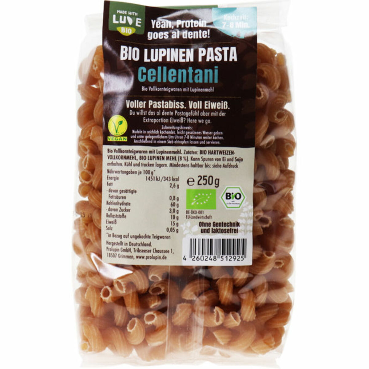 Bild 1 von Luve BIO Lupinen Pasta Cellentani