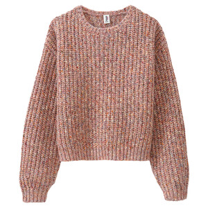 Mädchen Strickpullover mit Farbmix