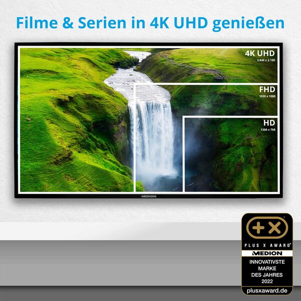 Bild 1 von Medion® MD30090 LED-Fernseher (108 cm/42.5 Zoll, 4K Ultra HD, X14315)