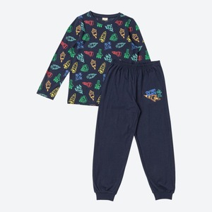 Kinder-Jungen-Pyjama mit schönem Druck, 2-teilig