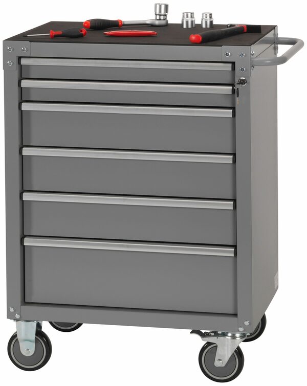 Bild 4 von Profiwerk Werkstattwagen Wisconsin I, max. Traglast:120 kg, 6 Schubladen, abschließbar, zur Selbstmontage