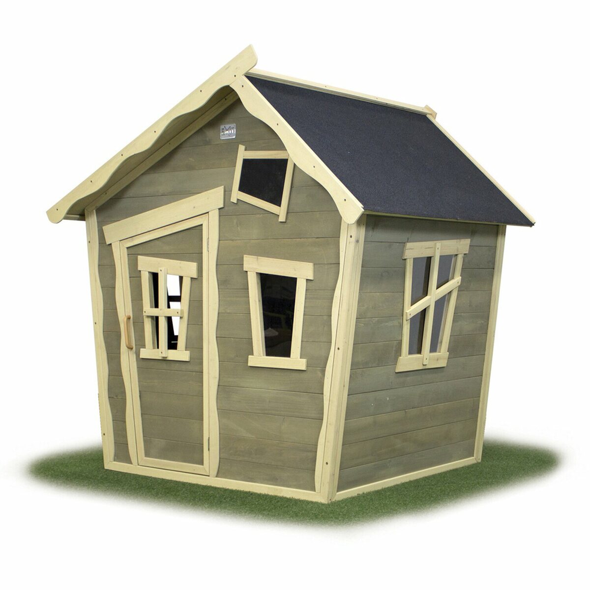 Bild 1 von EXIT Crooky 100 Holzspielhaus - graubeige