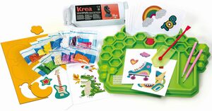 Clementoni® Kreativset idea! Funkelnde 3D-Sticker, Made in Europe