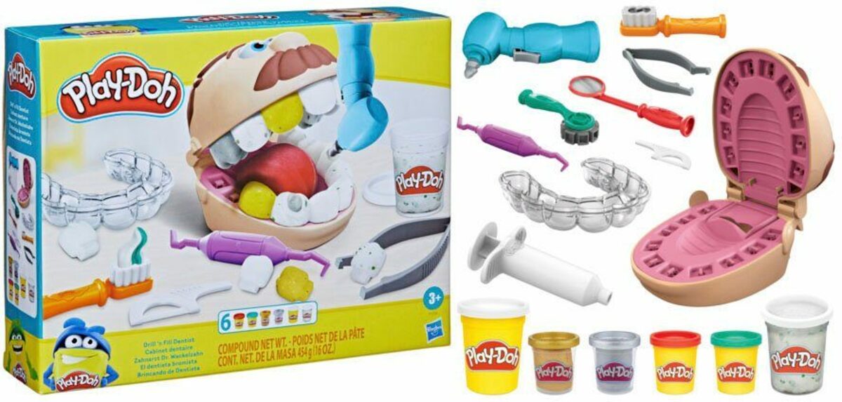 Bild 3 von Hasbro Knete Play-Doh Zahnarzt Dr. Wackelzahn