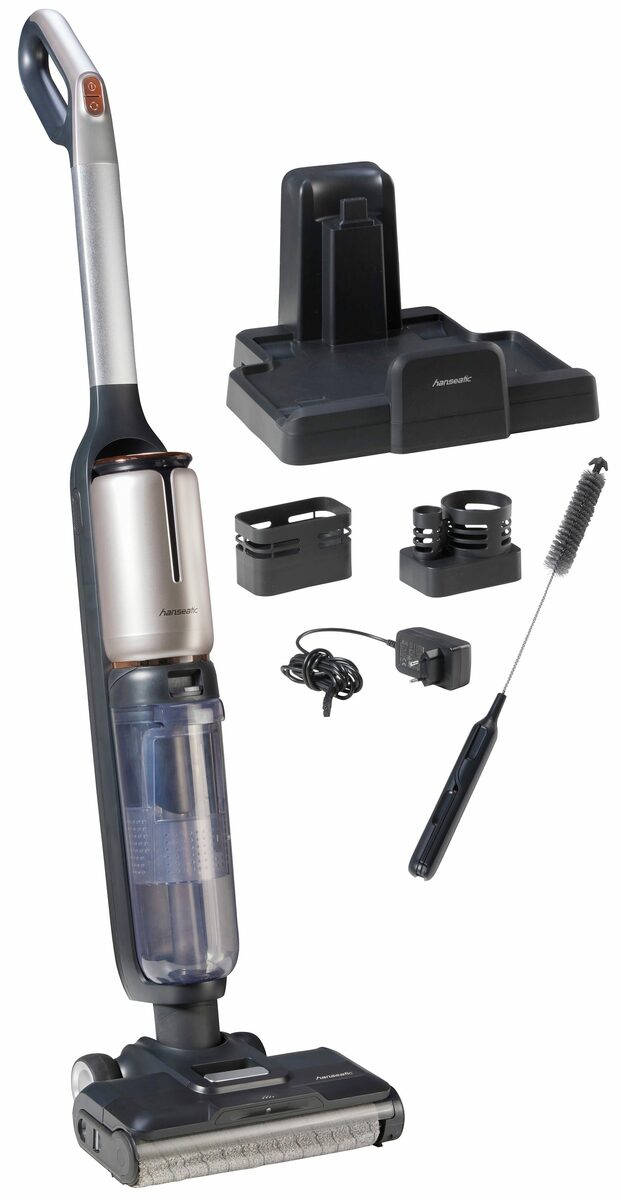 Bild 1 von Hanseatic Nass-Trocken-Akkusauger HVSWD300DBKC, 300 W, beutellos