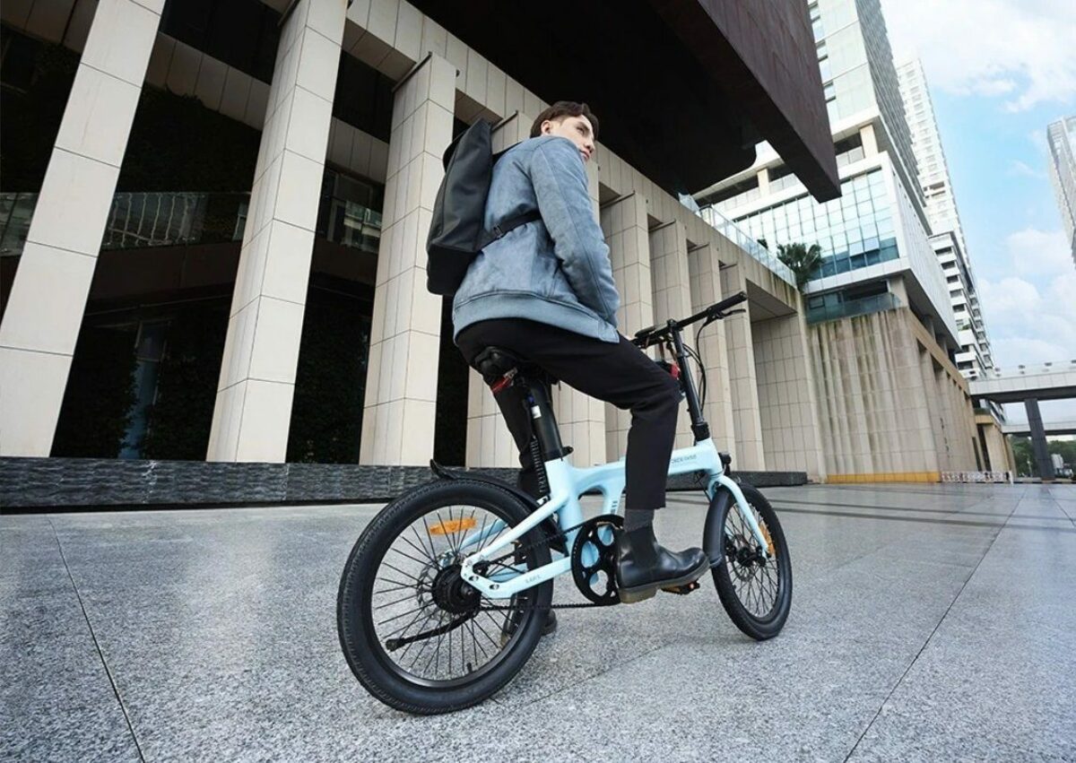 Bild 4 von ADO E-Bike Air 20 Elektrofahrrad, bike,klapprad Riemenantrieb,Citybike,20 zoll, 1 Gang, Automatikschaltung, Hintermotor, 345,00 Wh Akku, ebike Damen/Herren, Fingerprint-Schloss, Leicht