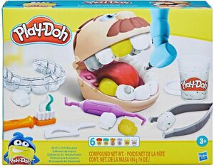 Hasbro Knete Play-Doh Zahnarzt Dr. Wackelzahn