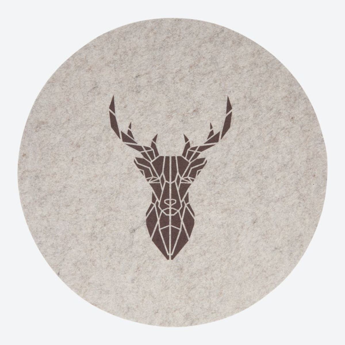 Bild 1 von Platz-Set mit Hirsch-Motiv, Ø ca. 38cm