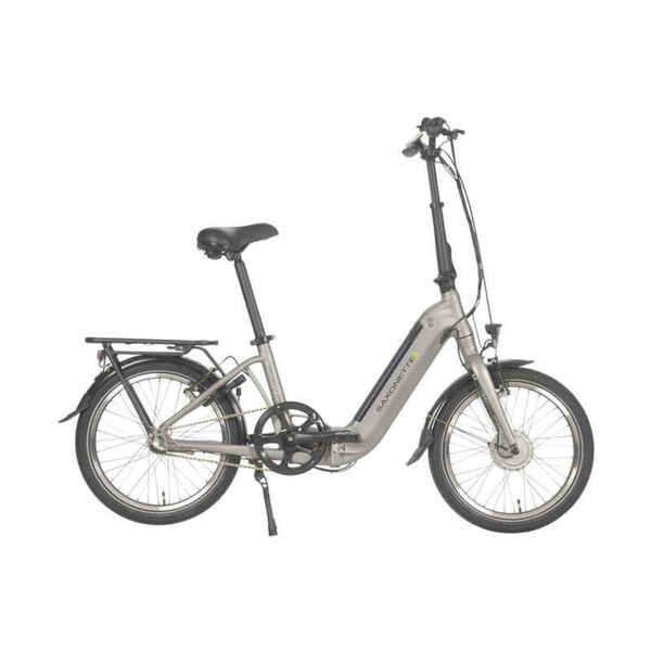 Bild 1 von Elektrisches Klappfahrrad, Compact Comfort Plus, Vorderradmotor, Nxs 3, silber