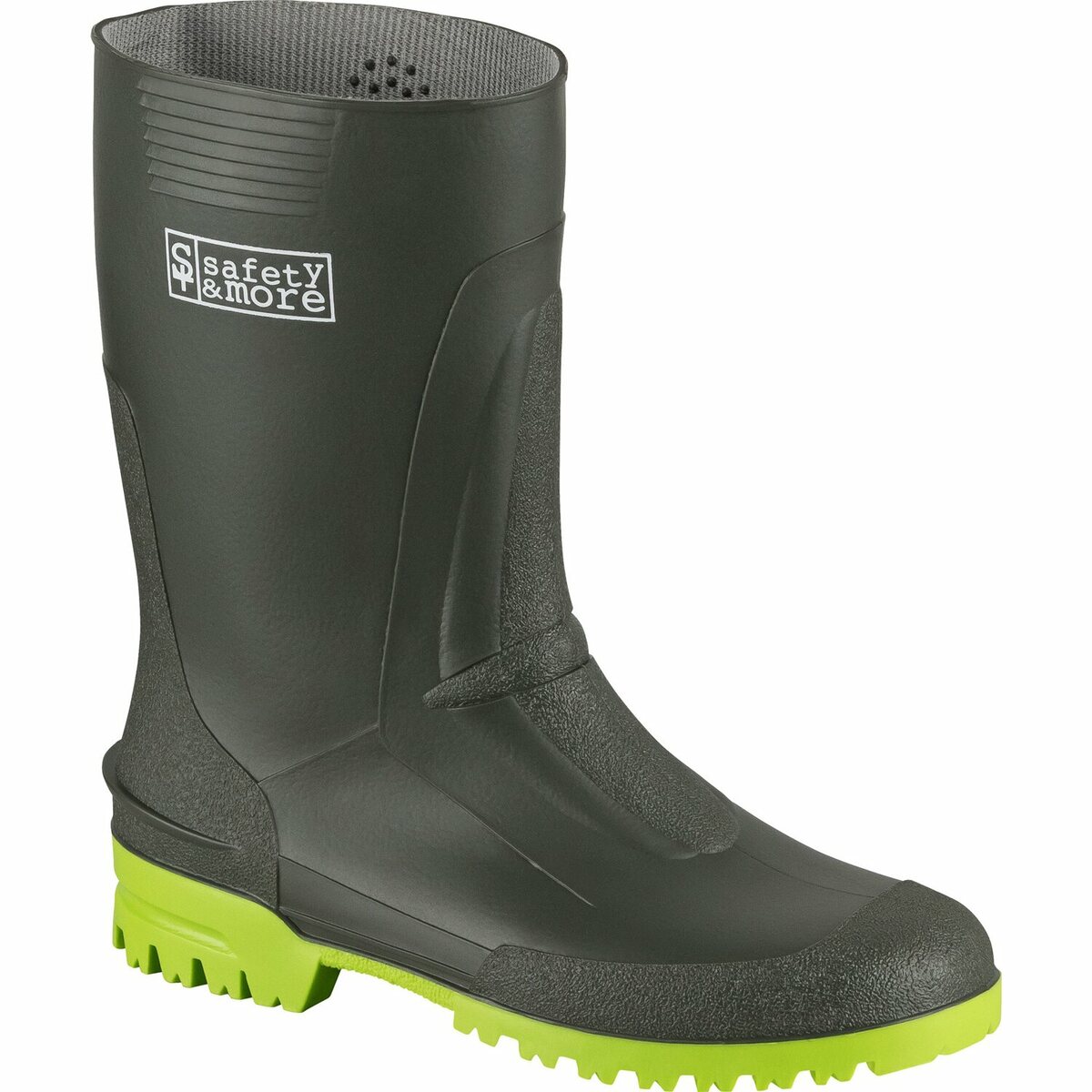 Bild 1 von Safety&More Arbeitsstiefel Mega Schwarz-Lime Gr. 46