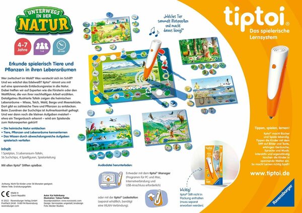 Bild 3 von Ravensburger Spiel, Wissensspiel tiptoi® Unterwegs in der Natur, Made in Europe, FSC® - schützt Wald - weltweit