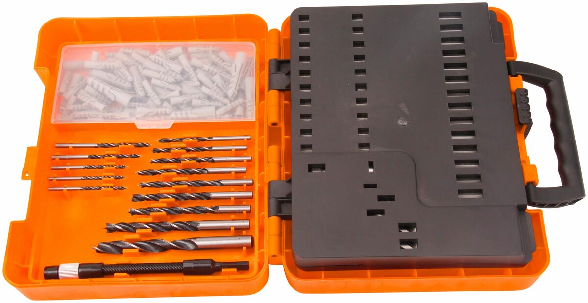 Bild 2 von Profiwerk Bohrer- und Bitset, 204-tlg im Koffer, praktisch und vielseitig, haltbar und langlebig