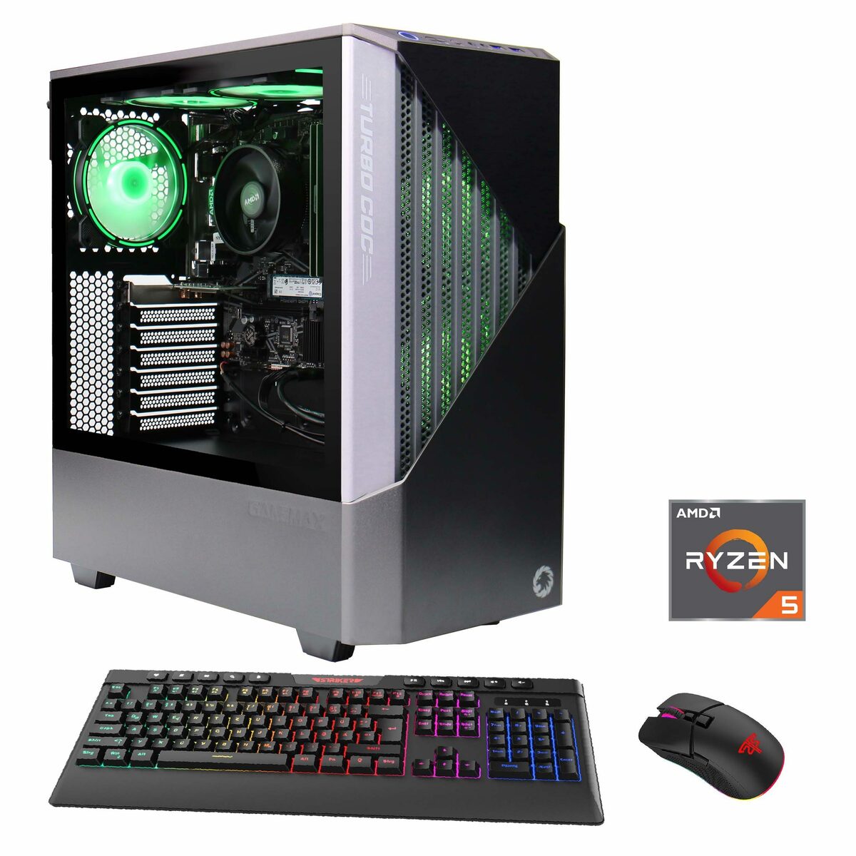 Bild 1 von GAMEMAX Contac BG 7060 Gaming-PC (AMD Ryzen 5 5600G, 16 GB RAM, 1000 GB SSD, Luftkühlung, Windows 11)