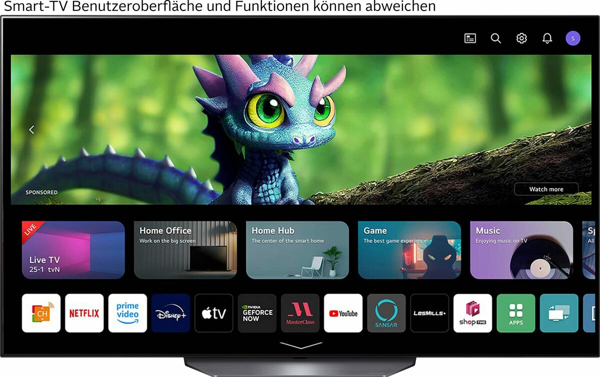 Bild 3 von LG OLED65B39LA OLED-Fernseher (165 cm/65 Zoll, 4K Ultra HD, Smart-TV)