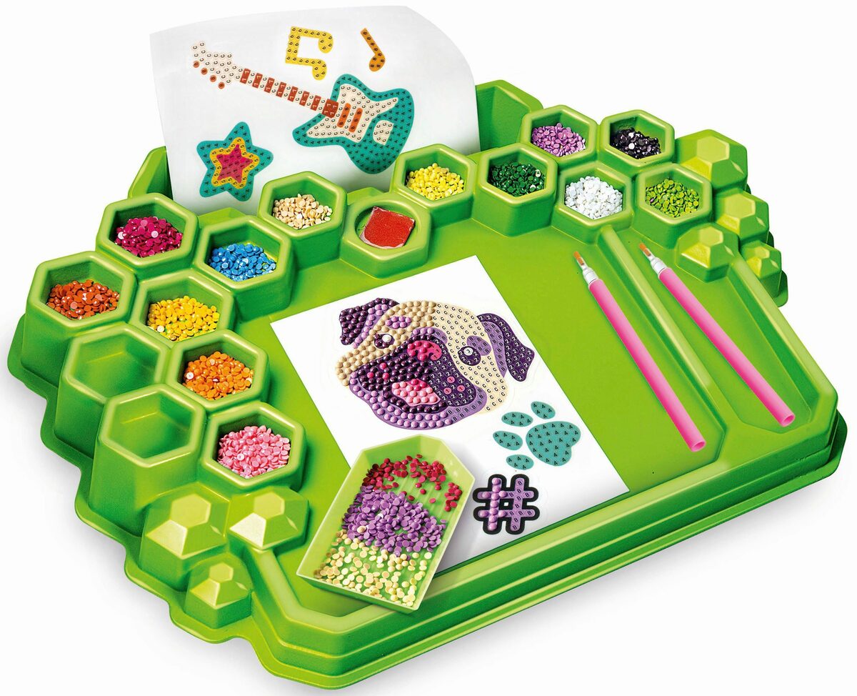 Bild 2 von Clementoni® Kreativset idea! Funkelnde 3D-Sticker, Made in Europe