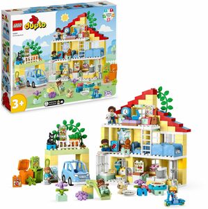 LEGO® Konstruktionsspielsteine 3-in-1-Familienhaus (10994), LEGO® DUPLO, (218 St), Made in Europe