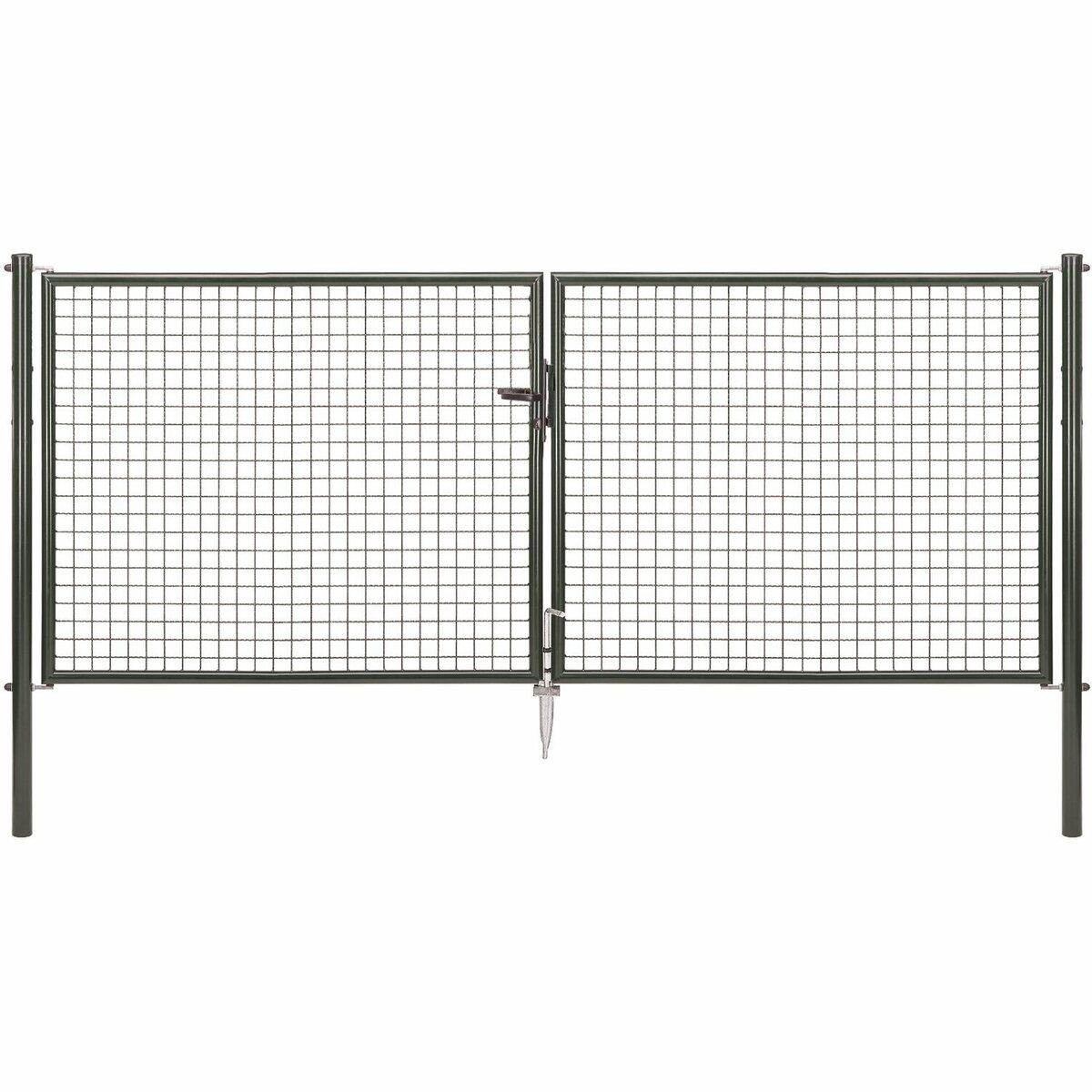 Bild 1 von Doppeltor für Maschendraht- u. Fix-Clip Pro-Zaun Anthrazit-Met. 125 x 300 cm
