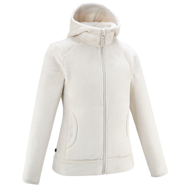 Bild 1 von Fleecejacke Kinder 7 bis 15 Jahre warm Bergwandern - MH500 beige