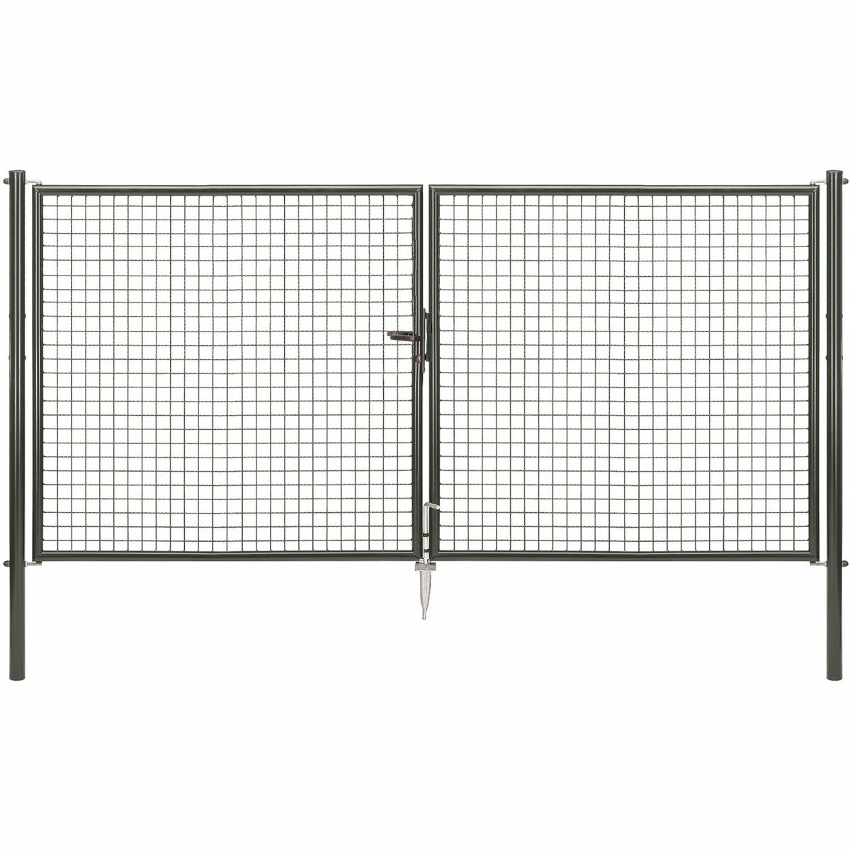 Bild 1 von Doppeltor für Maschendraht- u. Fix-Clip Pro-Zaun Anthrazit-Met. 150 x 300 cm
