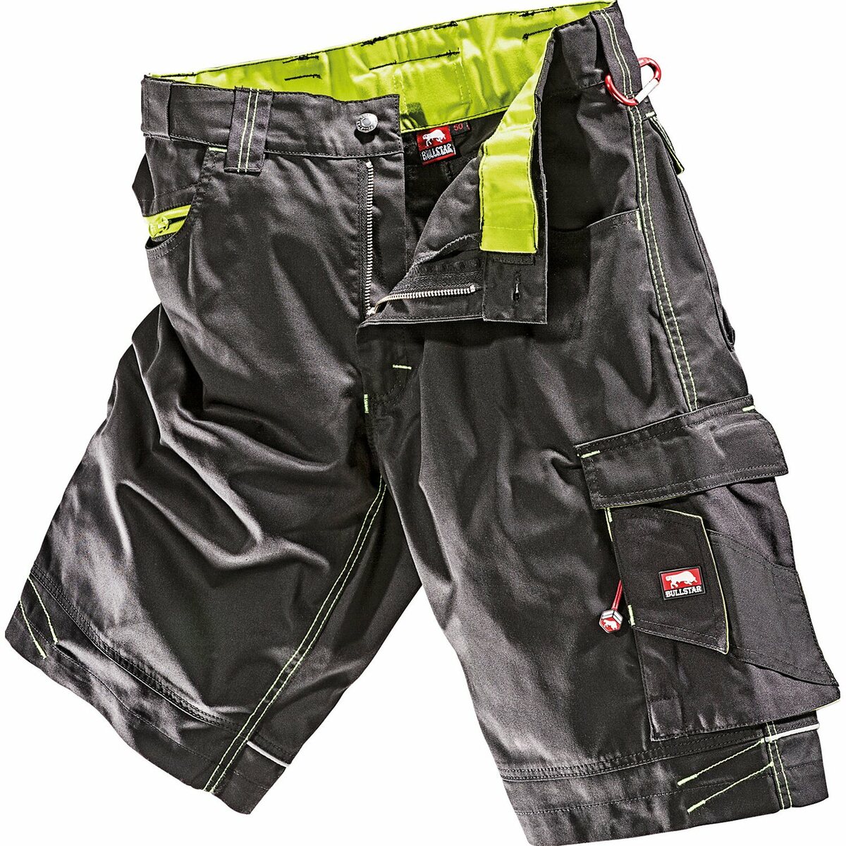 Bild 1 von Bullstar Arbeitsshort Ultra Schwarz-Lime Gr. 58
