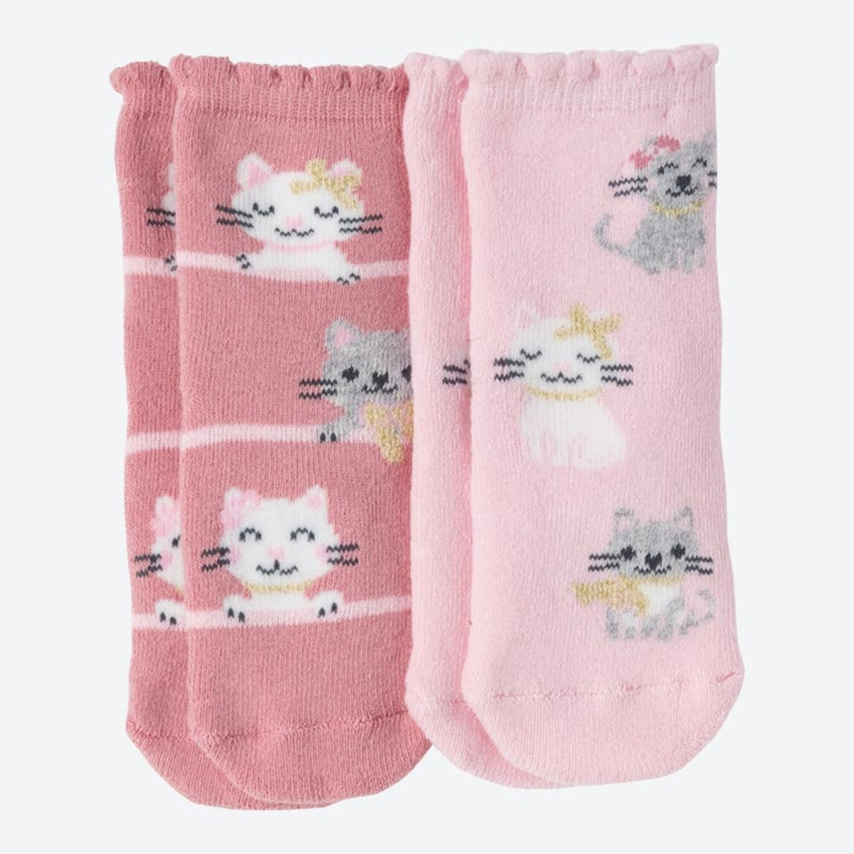 Bild 1 von Mädchen-ABS-Socken, 2er Pack