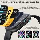 Bild 4 von EUARY Damen Smartwatch Fitnessuhr Sport Watch Fitnessarmband Smartwatch (2.01 " Zoll) IP68 Wasserdicht Touchscreen 100+ Sportmodi Kompatibel mit Android & iOS, Menstruationszyklus, SpO2 Pulsuhr