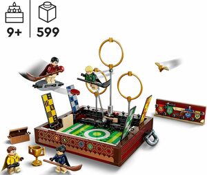 LEGO® Konstruktionsspielsteine Quidditch Koffer (76416), LEGO® Harry Potter, (599 St), Made in Europe