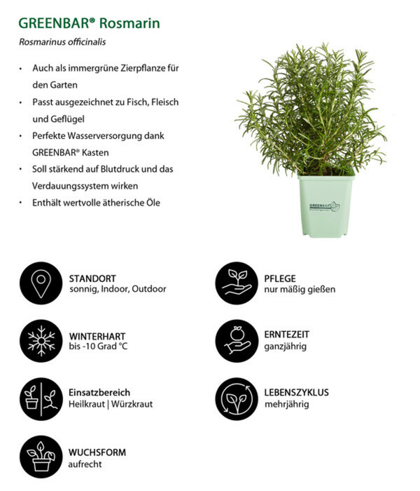 Bild 4 von GREENBAR® Kräuter-Set Vielfalt, 9-teilig