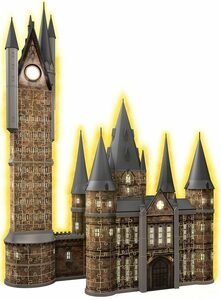 Ravensburger 3D-Puzzle Harry Potter Hogwarts Schloss - Astronomieturm - Night Edition, 626 Puzzleteile, Made in Europe; FSC® - schützt Wald - weltweit