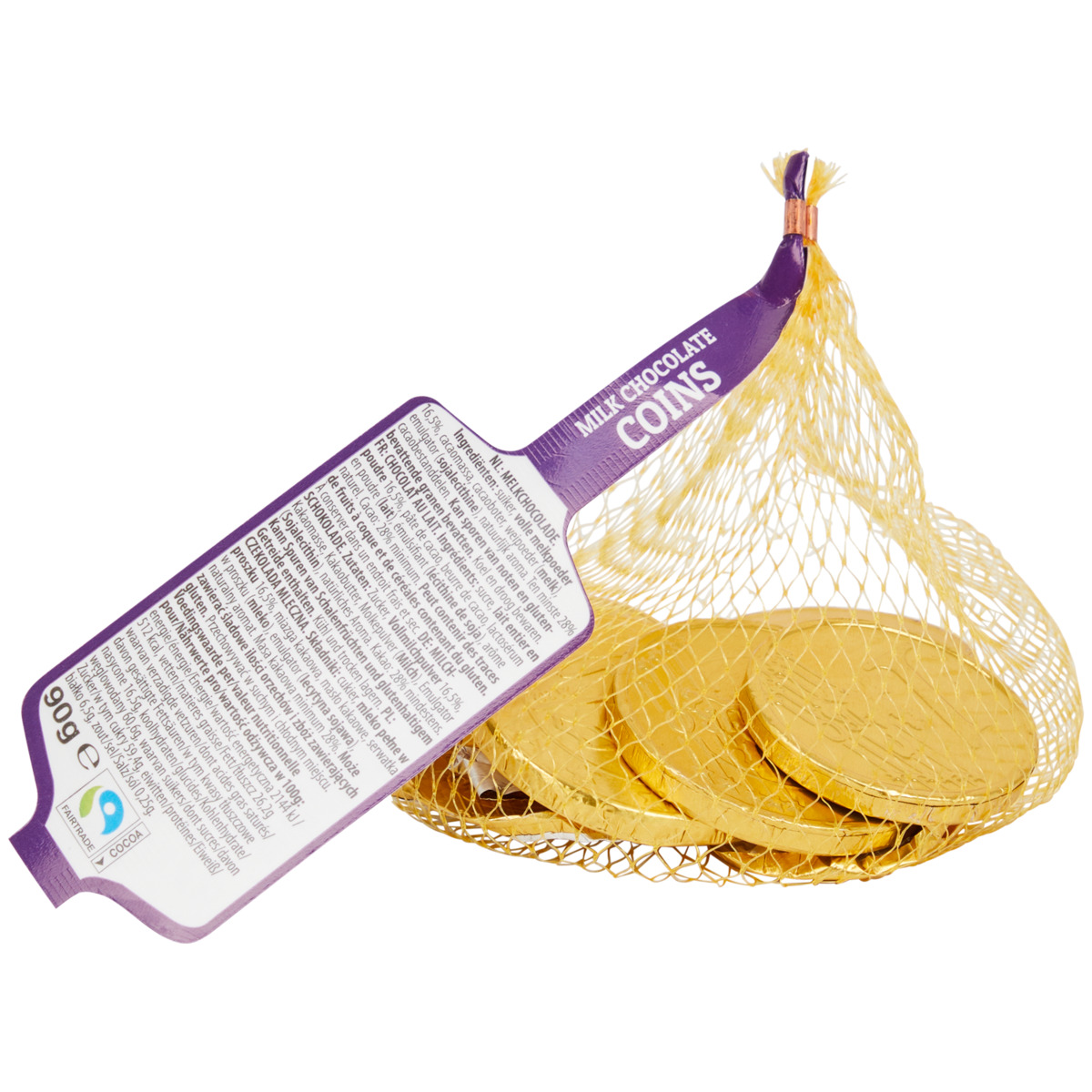 Bild 1 von Smikkelhuys Euromünzen aus Milchschokolade