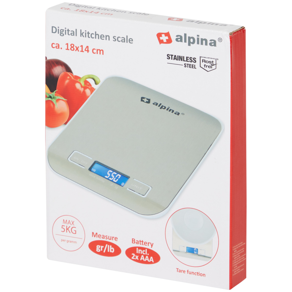 Bild 1 von Alpina Digitale Küchenwaage