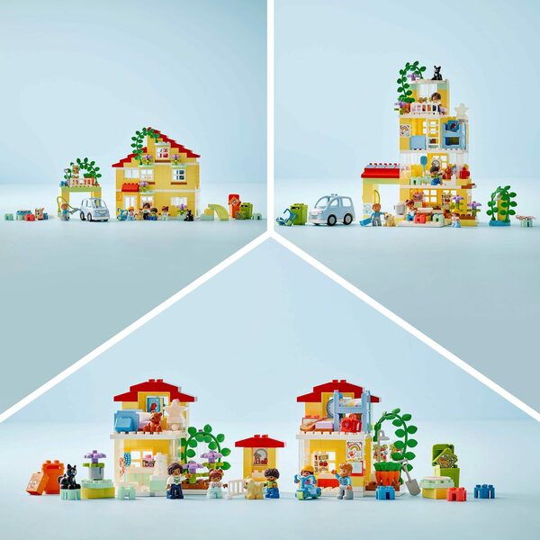 Bild 3 von LEGO® Konstruktionsspielsteine 3-in-1-Familienhaus (10994), LEGO® DUPLO, (218 St), Made in Europe