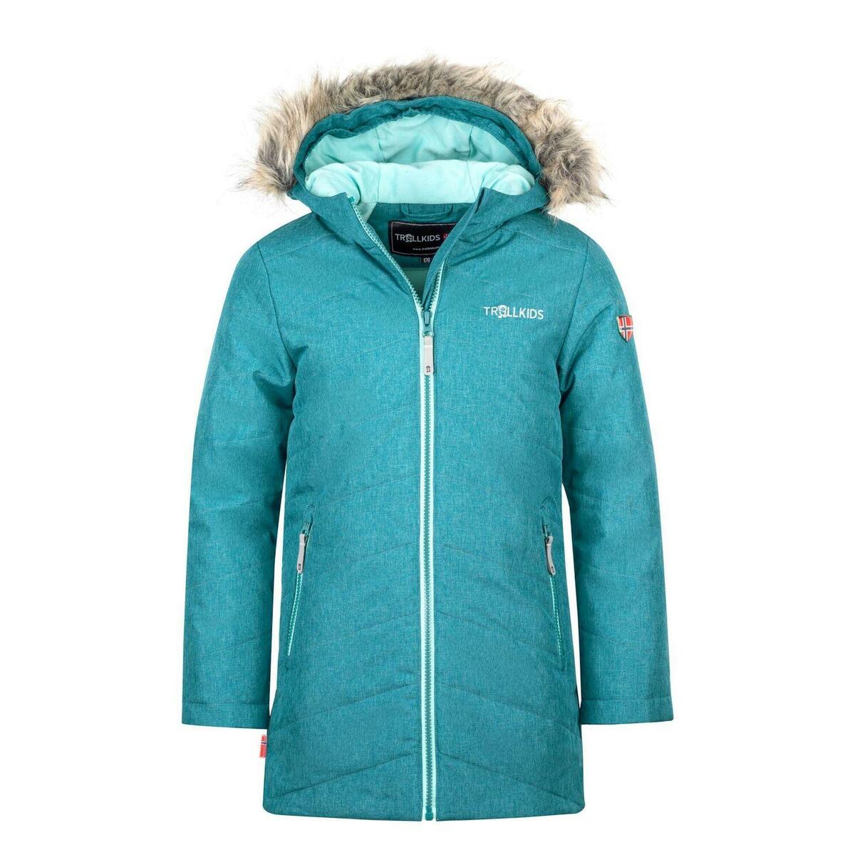 Bild 2 von Kinder Winterjacke Lifjell Wasserabweisend Marineblau / Vipergrün