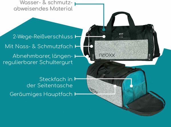 Bild 4 von neoxx Sporttasche Champ, Wool the World, zum Teil aus recyceltem Material