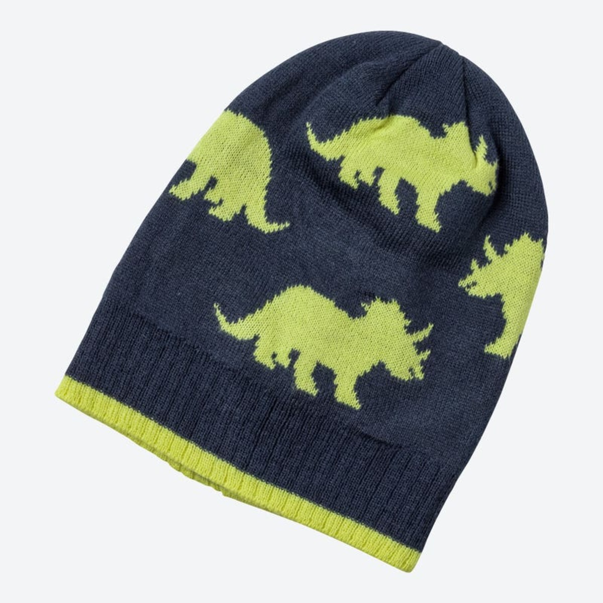 Bild 1 von Kinder-Strickmütze mit Dinosaurier-Muster