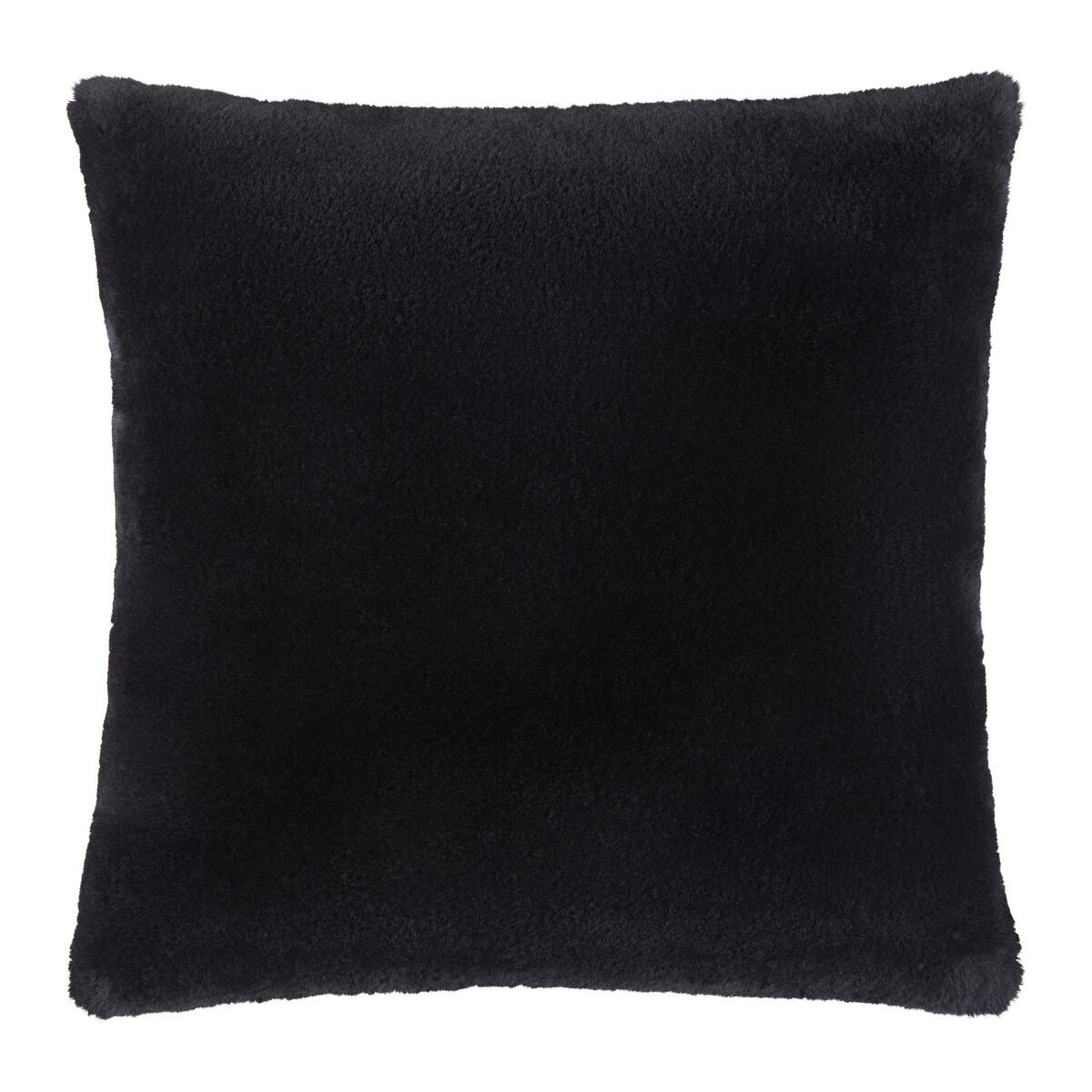 Bild 1 von Fellkissen Rabbit in Schwarz ca. 45x45cm