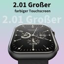 Bild 3 von EUARY Damen Smartwatch Fitnessuhr Sport Watch Fitnessarmband Smartwatch (2.01 " Zoll) IP68 Wasserdicht Touchscreen 100+ Sportmodi Kompatibel mit Android & iOS, Menstruationszyklus, SpO2 Pulsuhr