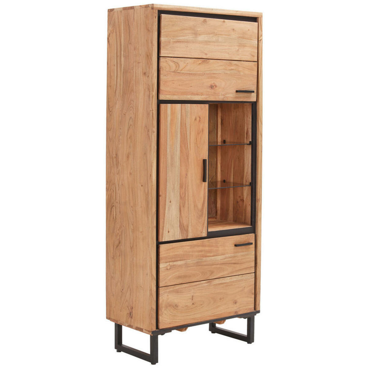 Bild 1 von Carryhome VITRINE Schwarz, Akazie