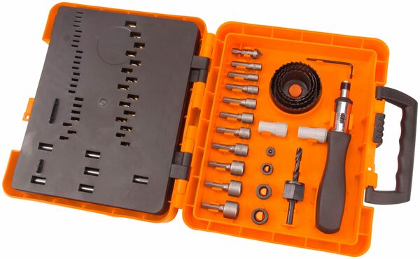 Bild 4 von Profiwerk Bohrer- und Bitset, 204-tlg im Koffer, praktisch und vielseitig, haltbar und langlebig