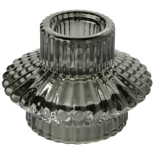 Wendbarer Kerzenhalter aus Glas