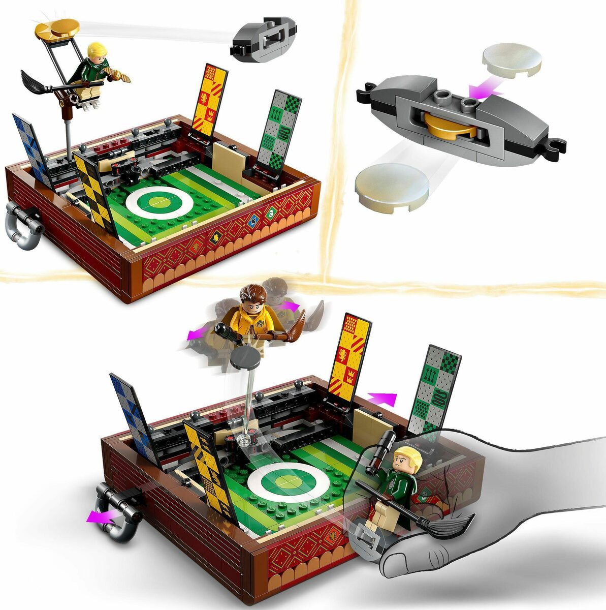 Bild 2 von LEGO® Konstruktionsspielsteine Quidditch Koffer (76416), LEGO® Harry Potter, (599 St), Made in Europe