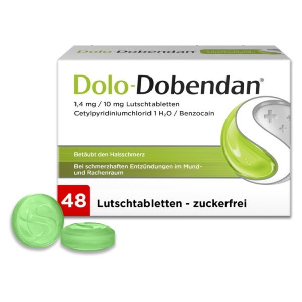 Bild 1 von Dolo-dobendan 1,4 Mg/10 mg Lutschtablett