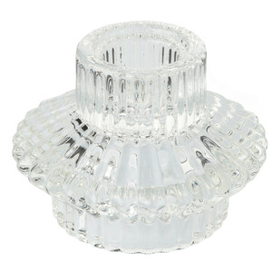 Wendbarer Kerzenhalter aus Glas
