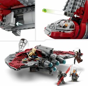 LEGO® Konstruktionsspielsteine Ahsoka Tanos T-6 Jedi Shuttle (75362), LEGO® Star Wars, (601 St), Made in Europe