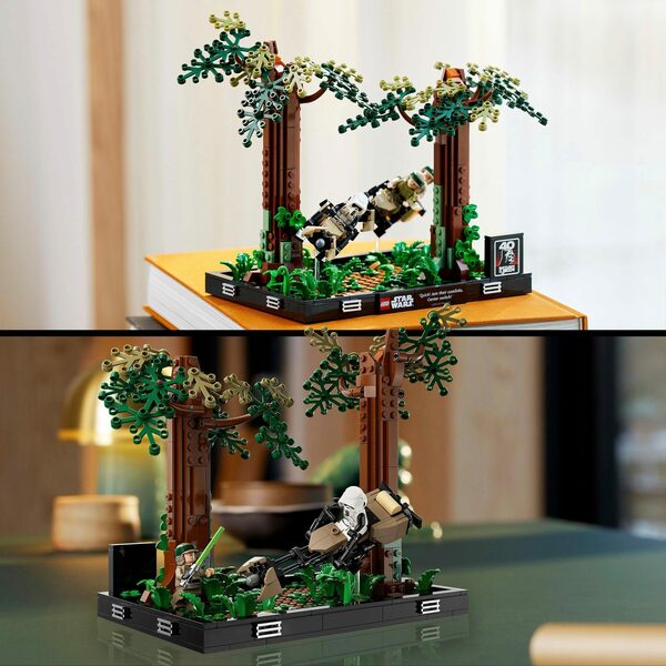 Bild 3 von LEGO® Konstruktionsspielsteine Verfolgungsjagd auf Endor – Diorama (75353), LEGO® Star Wars, (608 St)