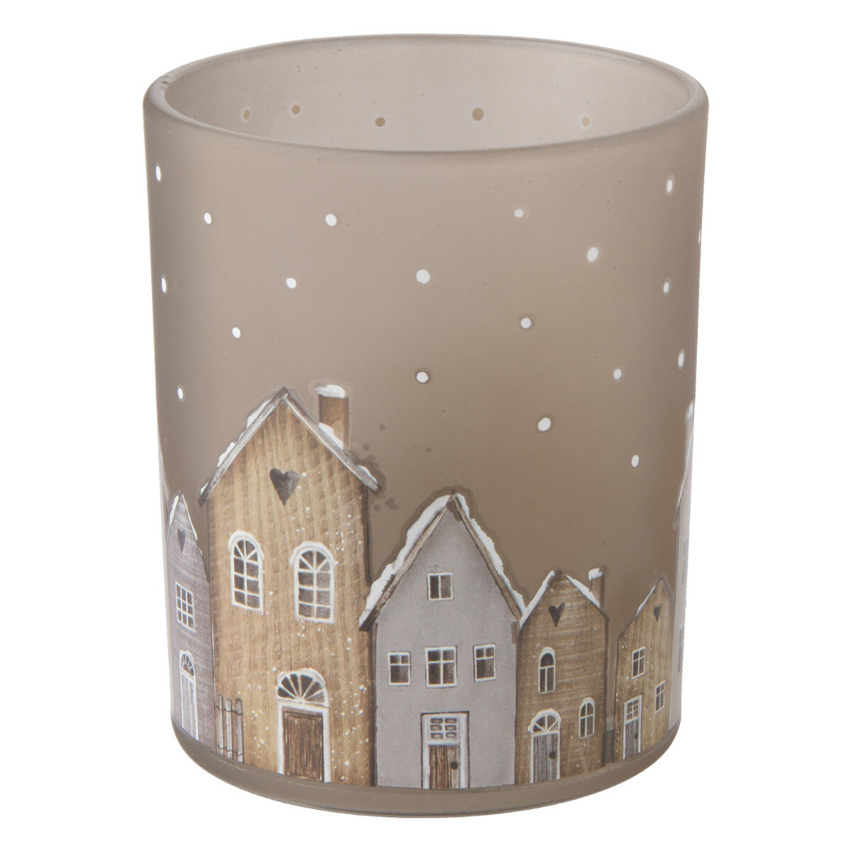 Bild 1 von Kleines Windlicht mit Häusern