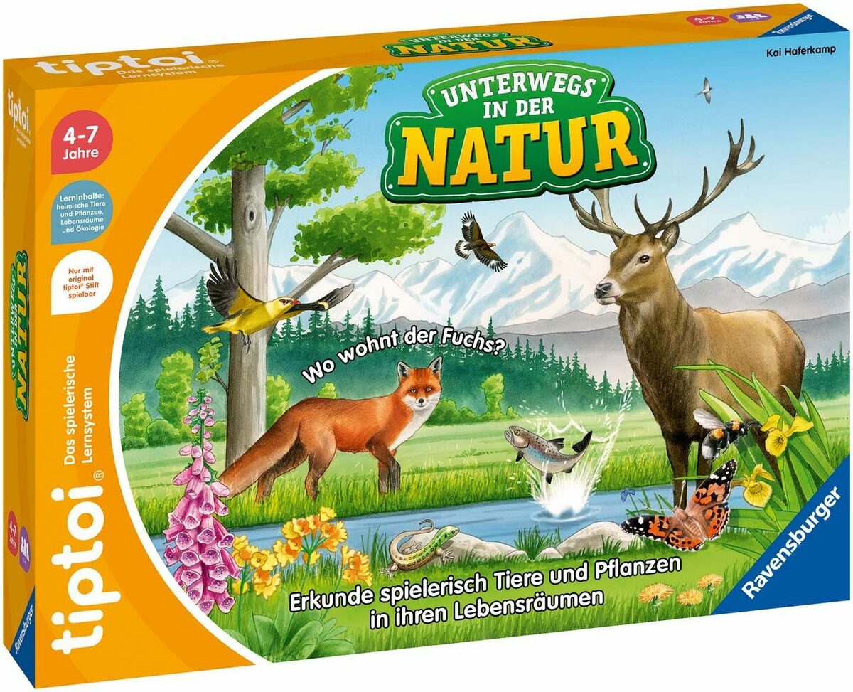 Bild 2 von Ravensburger Spiel, Wissensspiel tiptoi® Unterwegs in der Natur, Made in Europe, FSC® - schützt Wald - weltweit
