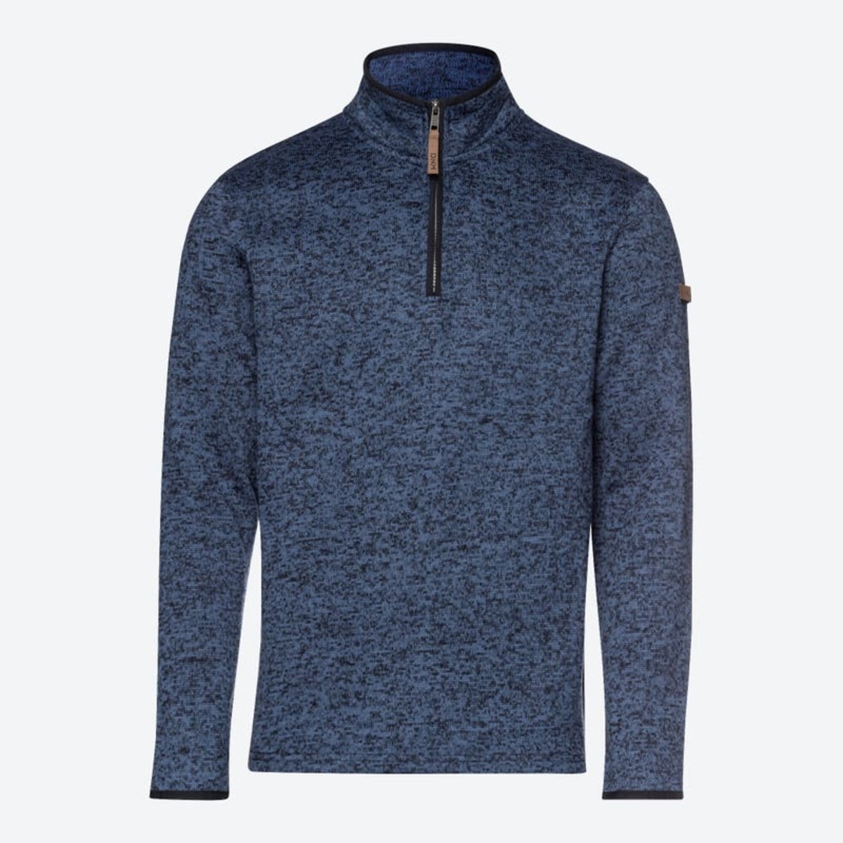 Bild 1 von Herren-Strickfleece-Troyer mit elastischem Band