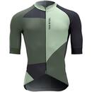 Bild 1 von Radtrikot kurzarm Sommer Rennrad – Racer Color Block Herren grau/grün